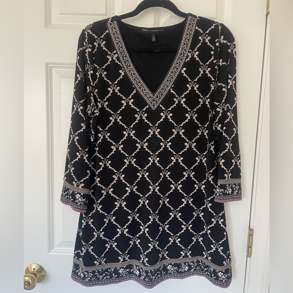 Patterned Mini Dress - image 1